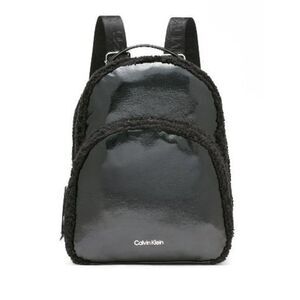 Calvin Klein Estelle Patent Sherpa Backpack